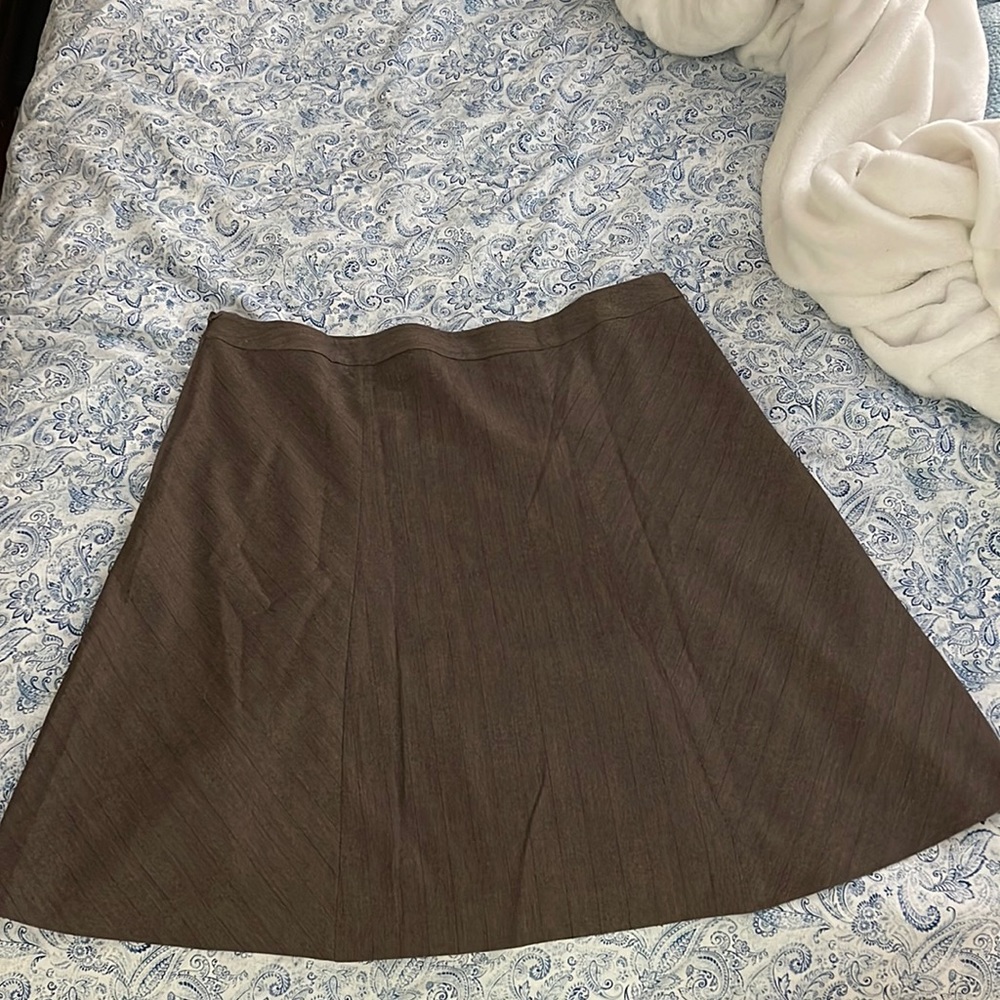 Merona. 18. brown suit skirt